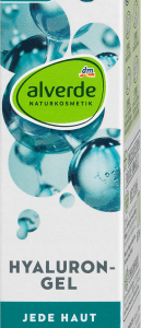 Jede Haut Hyalurongel, 15 ml | Gel nettoyant visage | Hydratation intense | Acide hyaluronique et ingrédients naturels | alverde NATURKOSMETIK