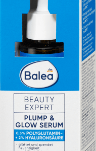 Serum Beauty Expert Plump & Glow, 30 ml | Sérum Illuminateur de Beauté pour une Peau Lumineuse | Formulé avec des Ingrédients Naturels | Balea