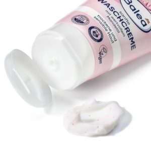 Waschcreme sanft, 150 ml | Gel nettoyant visage | Apaise et protège les peaux sensibles | Formulé sans parabènes ni huiles minérales | Balea