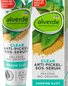 Clear Anti-Pickel-SOS-Serum, 15 ml | Sérum Purifiant pour la Peau | Traitement Rapide contre les Boutons | Extrait Naturel de Verveine | alverde NATURKOSMETIK