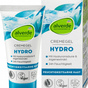 Gesichtscreme Gel Hydro, 50 ml | Gel Nettoyant Fraîcheur | Hydratation Profonde | Aloe Vera & Acide Hyaluronique | alverde NATURKOSMETIK