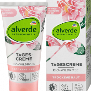 Gesichtscreme Wildrose, 50 ml | Crème hydratante naturelle | Réduit la sécheresse de la peau | Rose sauvage | alverde NATURKOSMETIK