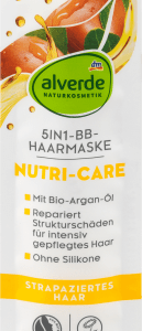 Masque Nutri-Care BB 5 en 1 Bio-Mandel Bio-Argan, 20 ml | Nourrit, démêle et donne de léclat | Amande bio et argan bio | alverde NATURKOSMETIK |