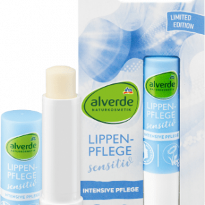 Lippenpflege Sensitive, 4,8 g | Baume à lèvres apaisant | Hydratation prolongée | Aloès et camomille | alverde NATURKOSMETIK