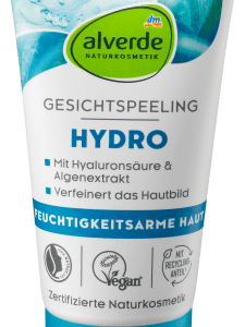 Peeling Hydro, 75 ml | Exfoliant Visage Hydratant | Éclat et Douceur | Ingrédients Naturels | alverde NATURKOSMETIK