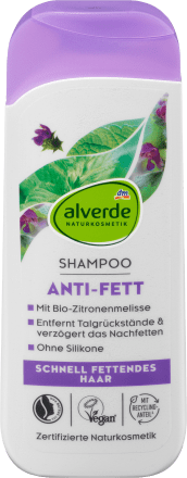 Shampoo Anti Fett Bio-Brennnessel, 200 ml | Shampoing | Contrôle lexcès de sébum | Ingrédients naturels clés | alverde NATURKOSMETIK |