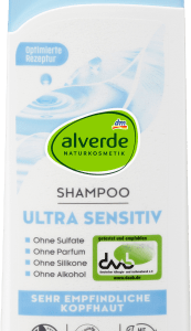 Shampoo Ultra Sensitiv, 200 ml | Shampoing | Apaise les peaux sensibles | Aloe vera & camomille | alverde NATURKOSMETIK |