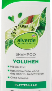 Shampoo Volumen Bio-Kiwi Bio-Apfelminze, 200 ml | Shampoing Volumisant | Booste le volume des cheveux fins | Kiwi bio et menthe verte bio | alverde NATURKOSMETIK |