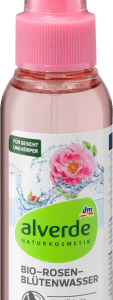 Tagespflege Bio-Rosenblütenwasser, 100 ml | Gel nettoyant doux | Hydratation profonde | Extraits de rose bio | alverde NATURKOSMETIK