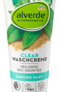 Waschcreme Clear, 100 ml | Gel nettoyant | Nettoyage doux | Aloé vera & Bardane | alverde NATURKOSMETIK