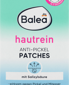 Anti-Pickel Patches Hautrein, 36 St | Solution Anti-Acné Naturelle | Avec Acide Salicylique & Huile dArbre à Thé | Balea
