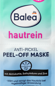 Anti-Pickel Peel-off Maske hautrein, 16 ml | Masque Peel-off Anti-boutons | Purifie et désincruste les pores | Extraits naturels essentiels | Balea