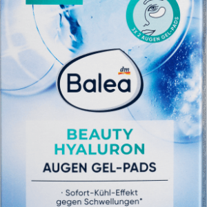 Augen Gel-Pads Beauty Hyaluron (3 Paar), 6 St | Patchs pour les yeux | Hydratation intense | Acide hyaluronique | Balea
