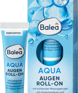 Augencreme Aqua Augen Roll-On, 15 ml | Hydrate en profondeur | Aloe Vera et acide hyaluronique | Balea
