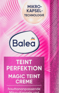 Balea Gesichtscreme Teint Perfektion LSF 10, 50 ml | Teint Unifié | Avec Huiles Naturelles | SPF 10 | Vegan