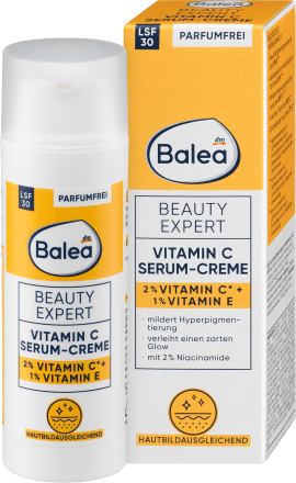 Gesichtsserum Beauty Expert Vitamin C, 50 ml | Sérum Antioxydant | Vitamine C Pure et Naturelle | Balea | Vegan