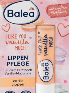 Lippenpflege I like you vanilla much, 4,8 g | Baume à lèvres | Hydrate et nourrit | Vanille et ingrédients naturels | Balea