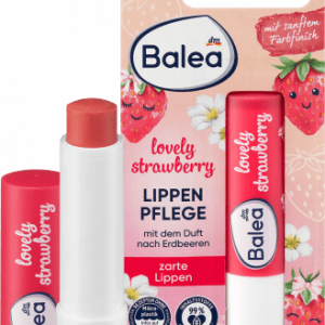 Lippenpflege Lovely Strawberry, 4,8 g | Baume à lèvres nourrissant | Hydratation intense | Ingrédients naturels clés | Balea