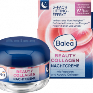 Nachtcreme Beauty Collagen, 50 ml | Crème de Nuit Réparatrice | Stimule le Collagène Naturellement | Ingrédients Clés pour une Peau Rajeunie | Balea