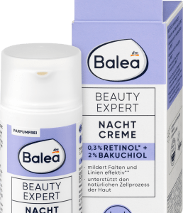 Nachtcreme Beauty Expert, 30 ml | Régénère la Peau pendant la Nuit | Riche en Retinol | Soins Visage Vegan | Balea