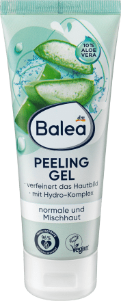 Peeling Aloe Vera Gel, 75 ml | Nettoyant Visage | Hydratation Intense | Aloe Vera Naturel | Balea