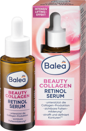Serum Beauty Collagen Retinol, 30 ml | Sérum Régénérant Anti-Âge | Hydratation Intense | Rétinol et Collagène Végétalien | Balea |