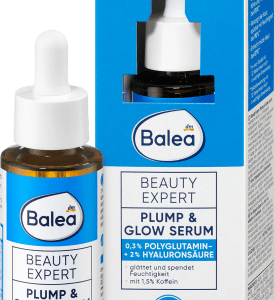 Serum Beauty Expert Plump & Glow, 30 ml | Sérum Illuminateur de Beauté pour une Peau Lumineuse | Formulé avec des Ingrédients Naturels | Balea