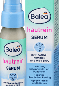 Serum hautrein, 30 ml | Sérum purifiant pour peau impure | Aloe vera et acide salicylique | Balea