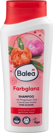 Shampoo Farbglanz, 300 ml | Shampoing | Protège et ravive les cheveux colorés | Huile dargan et extrait de noix de coco | Balea