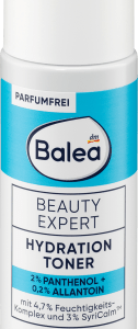 Toner Beauty Expert Hydration, 100 ml | Solution Tonifiante pour le Visage | Hydratation Intense | Ingrédients Naturels Clés | Balea