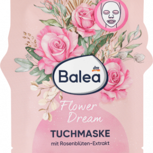 Tuchmaske Flower Dream, 1 St | Masque en tissu hydratant | Extrait de fleurs revitalisant | Balea