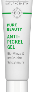 Anti Pickel Gel Pure Beauty, 15 ml | Gel Nettoyant Anti-Acné Naturel | Formule Végétalienne | Aloe Vera et Tea Tree | lavera