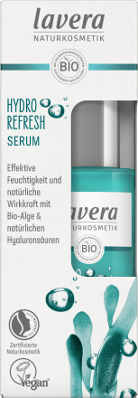 Serum Hydro Refresh, 30 ml | Soin Hydratant Intense | Enrichi en Ingrédients Naturels | lavera |