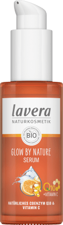Serum Q10 Glow by nature, 30 ml | Sérum raffermissant | Hydrate et illumine | Coenzyme Q10 et ingrédients naturels | lavera