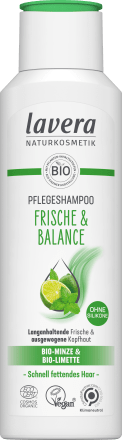 Shampoo Frische & Balance, 250 ml | Shampoing | Peau équilibrée | Extrait de citron et de camomille | lavera